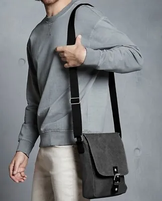 Quadra Bag Vintage Canvas IPad Tablet Reporter Shoulder Messenger Satchel • £19.99