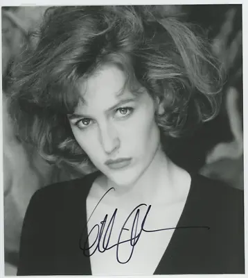 Gillian Anderson X-Files Autographed Signed Vintage Photo AMCo COA 24302 • $89.99