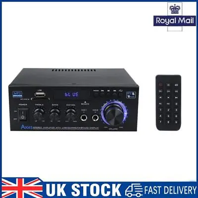 AK45 Digital Amplifier 400Wx2 2.0 Channel HiFi Digital Amplifier For Home Car • £28.29