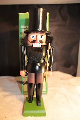 Hussknacker Erzgebirgische Volkskunst Nutcracker Chimney Sweeper 11 1/2  (read) • $28.76