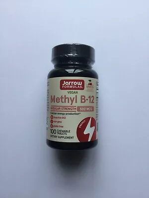 Methyl B-12 B12 Cherry Flavor 500 Mcg 100 Lozenges - Jarrow • £9.75