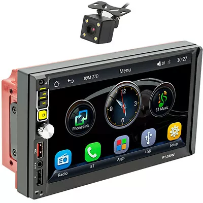 2 Din 7in Car Stereo Head Unit For Apple CarPlay Android Auto Radio Mirror Link • $98