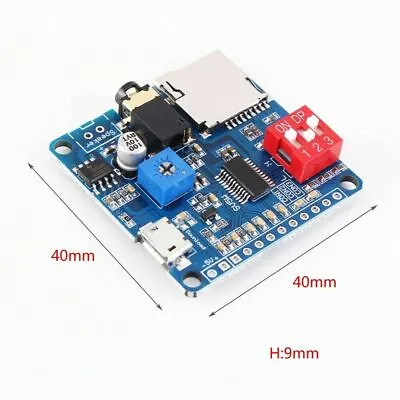 Voice Playback Module MP3 Player I/O Trigger UART Control SD/TF Card For Arduino • $10.49