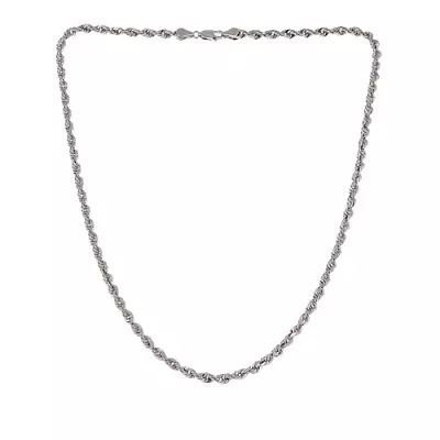 HSN Michael Anthony Jewelry Sterling Silver 16  Rope Chain Necklace • $34.99