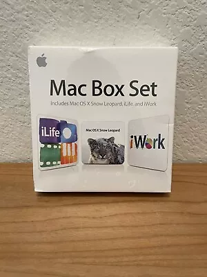 NEW Mac Box Set: OS X Snow Leopard ILife & IWork (MC680Z/A) Factory Sealed • $100