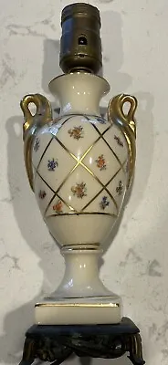 Vintage Table Lamp Boudoir Vintage Porcelain Grecian Vase Urn 10.5  Tall • $20