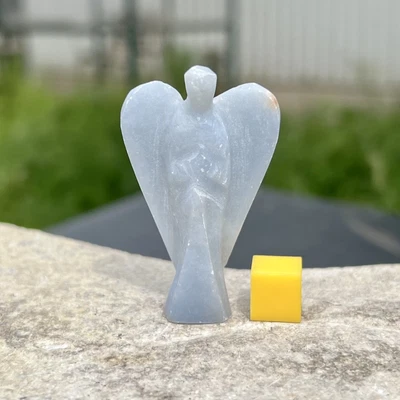 £12 • Buy Angelite Angel - Authentic Spiritual Healing Crystal Mineral Stone, Certificated