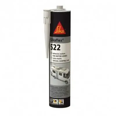 Sikaflex 522 White Adhesive & Sealant Caravan/Motorhome (New Sikaflex 512) • £10.95