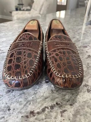 Martin Dingman Alligator Loafers Mens 9m • $65