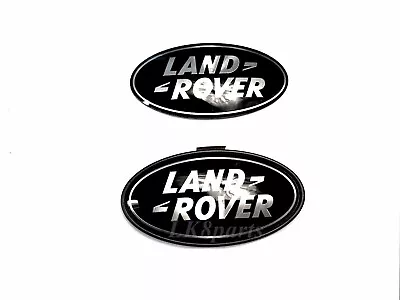 Land Rover LR4 2014-2016 Grille + Tail Gate Emblem Black Oval Badges Set Genuine • $49