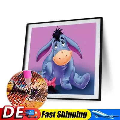 Eeyore DIY Diamond Painting Kits Full Round Drill Home Wall Decor Art Craft Hot • £8.31