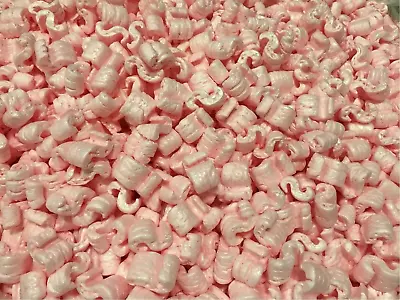 Packing Peanuts Shipping Anti Static Loose Fill 60 Gallons 8 Cubic Feet Pink • $48.69