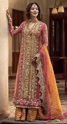 Pakistani Indian Wedding Dresses Designer Collection Long Maxi 3pc Suit • $155