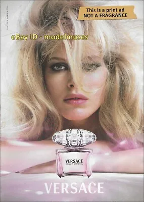 VERSACE Fragrance 1-Page Magazine PRINT AD 2006 2007 ISELIN STEIRO • $5