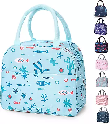 Insulated Lunch Bags Small For WorkStudent Kids To SchoolThermal Cooler • £11.44