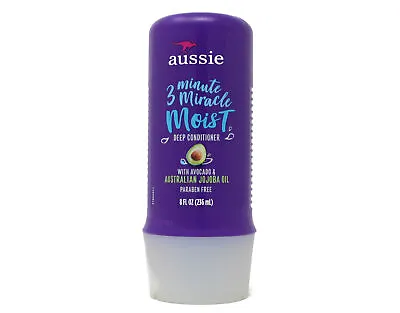 2 Pack Aussie Deeeeep Conditioner 3 Minute Miracle Moist Hair Deep 8 Oz Each • $15.74