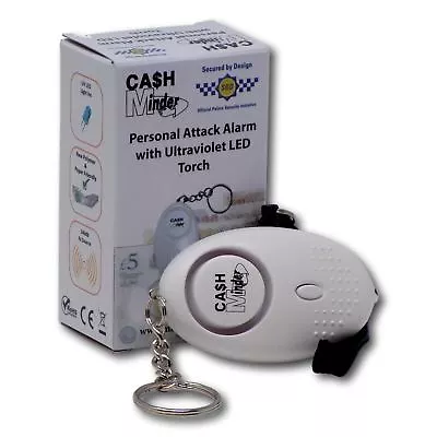 Cash Minder UV Counterfeit Fake Forged Note Money Detector Light Personal Alarm • £5.93