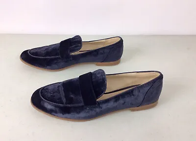 $24.95 • Buy ZARA Blue Velvet Shoes Womens 39