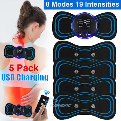 Pulse Tens Unit EMS Massager Back Full Body Muscle Stimulator Pain Relief Device • $10.09