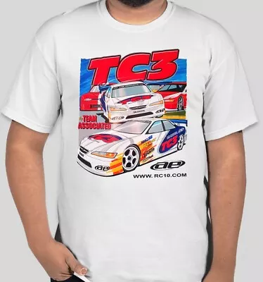 T Shirt TC3 RC10 S M L XL 2XL 3XL Mens Classic TEAM ASSOCIATED Vintage RC • $49.99