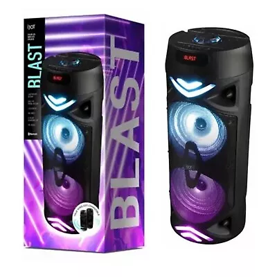 IJoy Blast Wireless Party Speaker With LED Lights Phone Dock & Microphone Input • £27.99