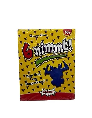 6 Nimmt! Card Game Amigo Take 6 Wolfgang Kramer German Edition Vintage 1994 New • $48.88