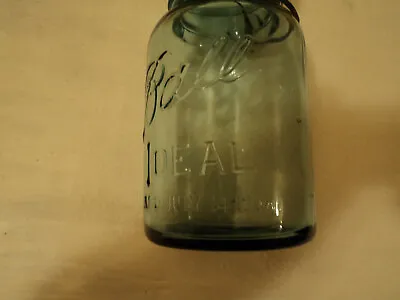 Vintage Green Jar With Glass Top With Wire Bail Canning Jar With Dates • $25