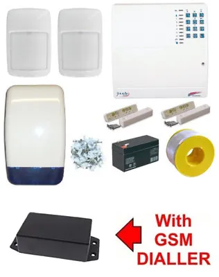 £239.99 • Buy Scantronic 9448 Wired Burglar Alarm Kit With PIRs,  GSM Dialler SMS Text Message