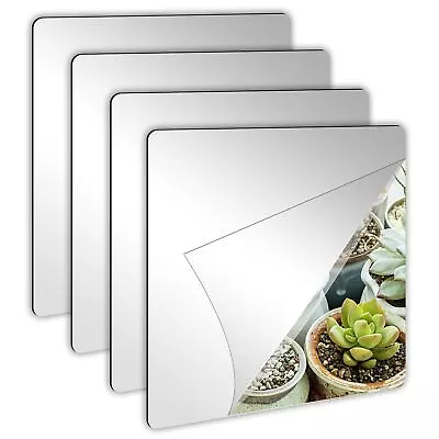 Self Adhesive Acrylic Mirror Mirror TilesFlexible Plastic Mirror Sheets Wal... • $17.24