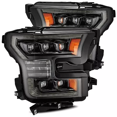 For 15-17 Ford F-150 F150 Nova Alpha Black Housing LED Projector Headlights • $1020