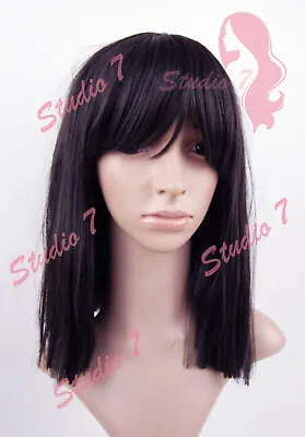 (Y) ONE Length With Fringe Auburn Brown Blonde Synthetic Wig Studio7UK • £19.80