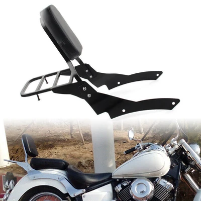 $169.43 • Buy Backrest Sissy Bar Luggage Rack For Yamaha V-Star XVS400 XVS650 Classic 1998-13