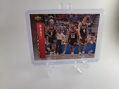 1993 94 Upper Deck Miami Heat #223 Team Schedule Basketball Card  • $1.19