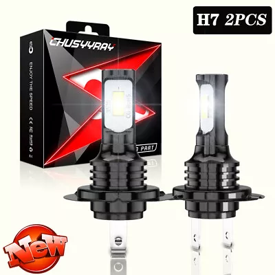 H7 LED Headlight Bulbs Motorcycle For Kawasaki Ninja ZX10R Z1000 Z750S Z800 Z900 • $13.99