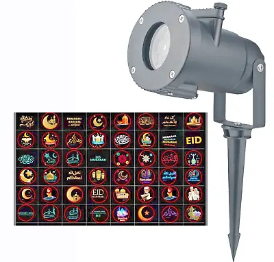 LED Projector Lights Eid Ramadan Hajj Decorations Indoor Outdoor Party Lantern • $67.99