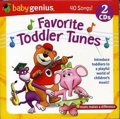 Baby Genius Favorite Toddler Tunes CD • $5.23