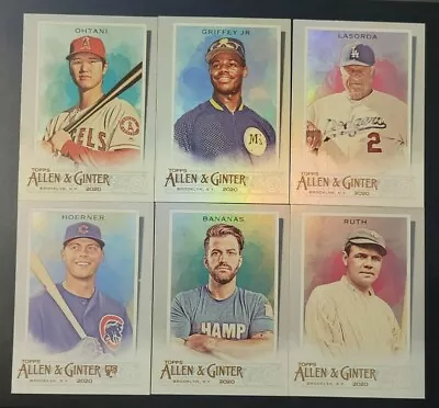 $1.75 • Buy 2020 Topps Allen And Ginter SILVER Portrait Hot Box With Rookies You Pick