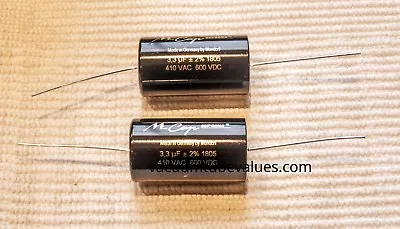 PAIR Mundorf MCap Supreme Aluminum Capacitor 3.3uf 3.3 600VDC • $49.95