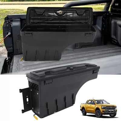 Lockable Storage Box Swing Case Truck Toolbox For Ford Ranger 2023+ T9 PASSENGER • £242.99