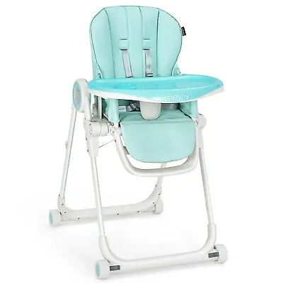 Folding Baby High Chair Adjustable Infant Reclining Feeding Chairs Toddler • £79.95