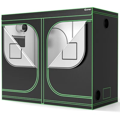£124.99 • Buy Premium Plant Growth Tent 600D Hydroponics Mylar Grow Box Indoor Bud Dark Room