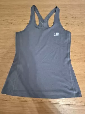 Karrimor Grey Racer Back Sports Top - Approx Size 6 • £4