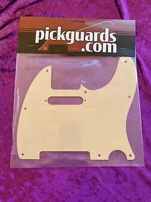 Custom Pickguard For Fender USA 1954 To Present Telecaster Cream - Thin 8 Hole. • $35