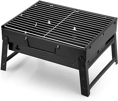 Charcoal Grill BBQ Grill Folding Portable Lightweight Smoker Grill Barbecue Gr • $29.76