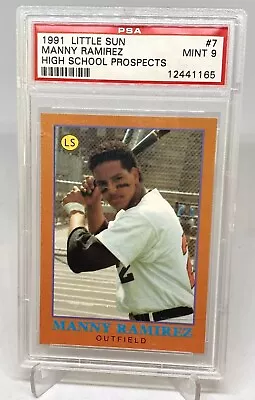 Manny Ramirez 1991 Little Sun High School Prospects RC ROOKIE #7 MINT 9 RARE • $99