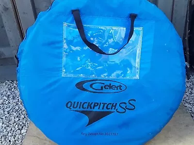 Gelert Quick Pitch SS Tent 2 Person Man People Pop Up Blue Black Festival  • £23.99