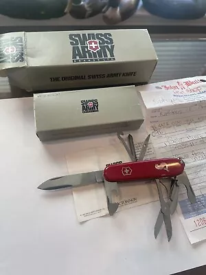 RARE Swiss Army Knife5341  Fisherman Office Suisse Victorinox Rostfrei 9 Tool • $20