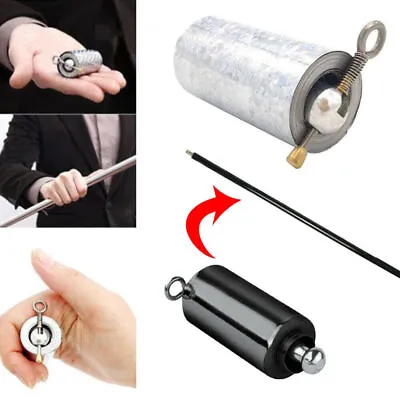 UK Magic Cane Wand Stick Metal Martial Arts Bo Staff Pocket Stage Tricks Gimmick • £5.03