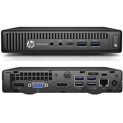 HP ELITEDESK 800 G2 Mini I5 6500T 8GB RAM 256GB SSD Win 10 Micro PC WIFI • $159