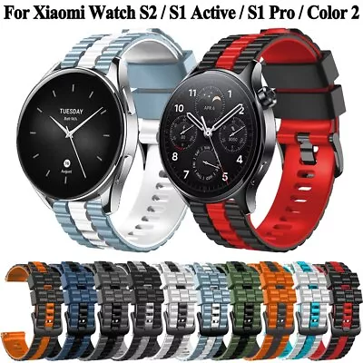 Band For Xiaomi MI Watch S1 Pro Active Color 2 Sport Silicone Strap S2 46MM 42MM • $7.83